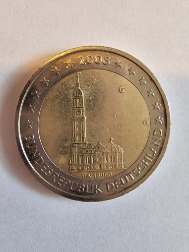 Euro coin germany - germany,, hamburg